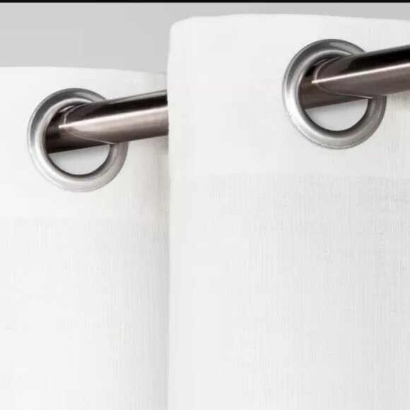 1pc Light Filtering Solid Window Curtain Panel - Threshold - Picture 3 of 3